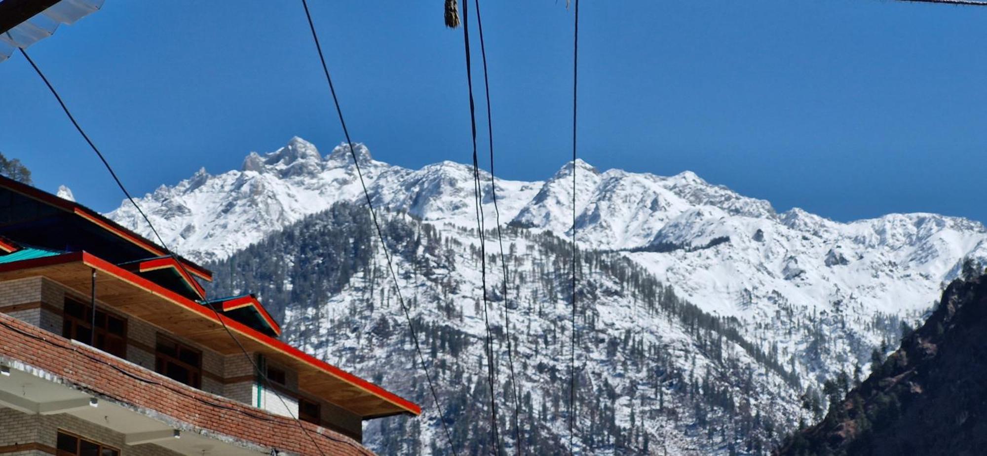 Snow View Guest House Kasol Exterior foto